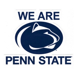 decal We Are Penn State with Athletic Logo